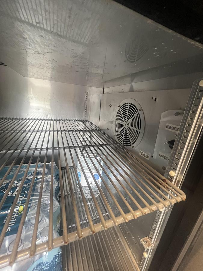 Used True Commercial Chef Base Refrigerator – Stainless Steel Worktop Refrigeration Unit on Casters