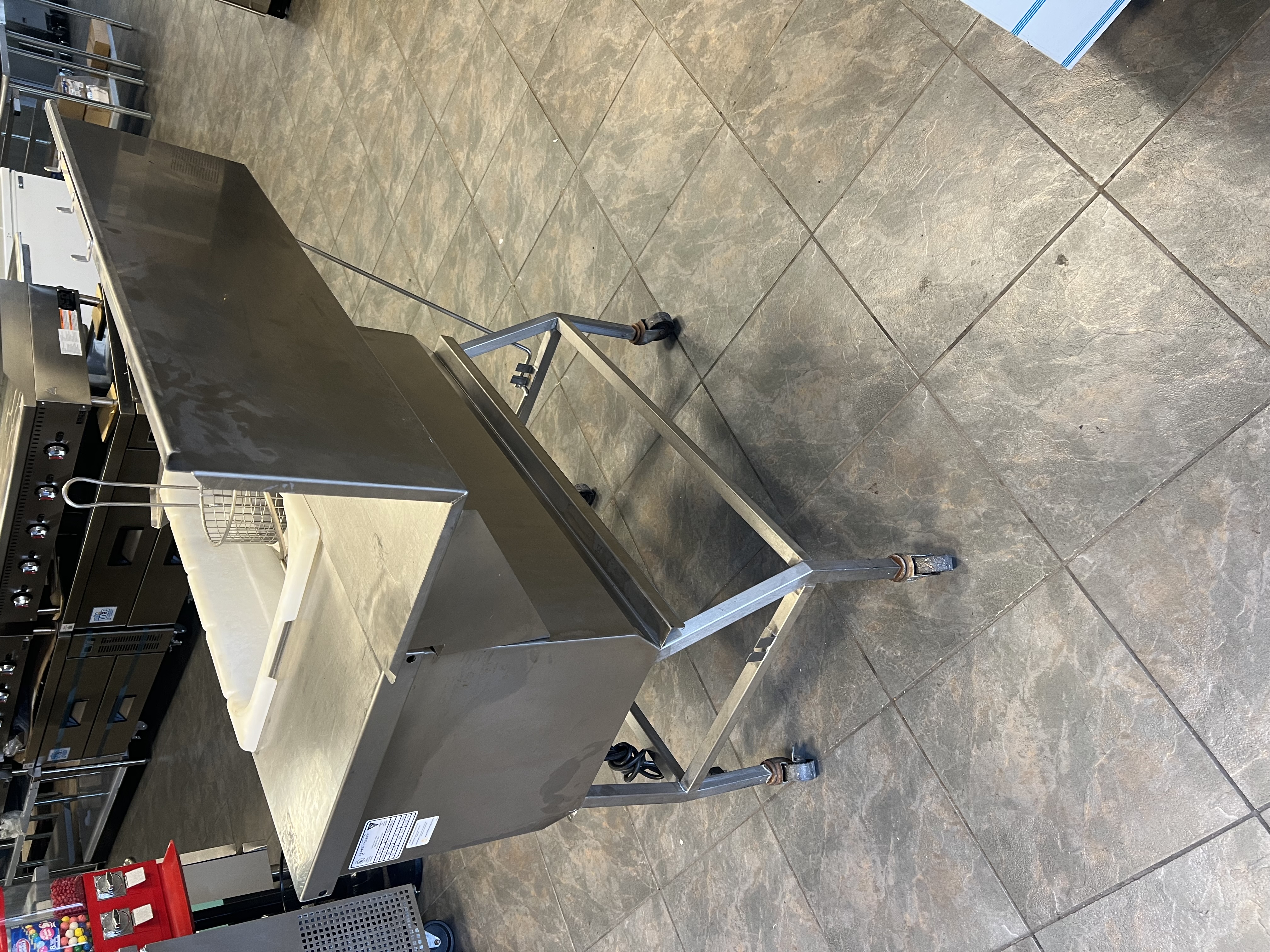 Refurbished Henny Penny Commercial Stainless Steel Breading Cart / Breading Station