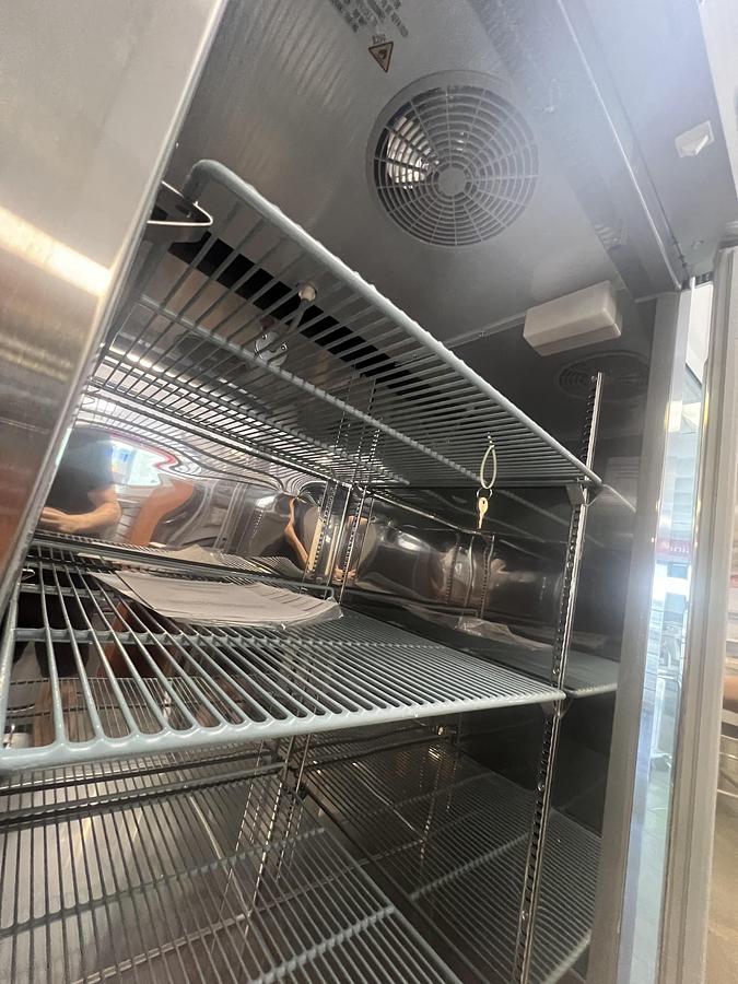 Used SABA Commercial 1 Door Reach-In Freezer Stainless Steel Tested Working