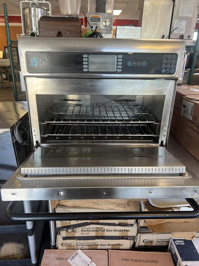 Used TurboChef i5 High-Speed Rapid Cook Oven – Ventless Commercial Countertop Oven – Tested