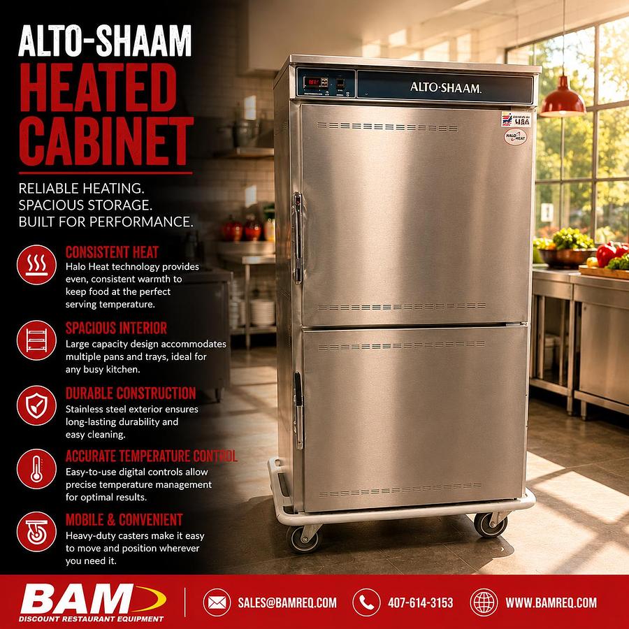 Refurbished Alto-Shaam 1000-BQ2/96 Heated Banquet Cart