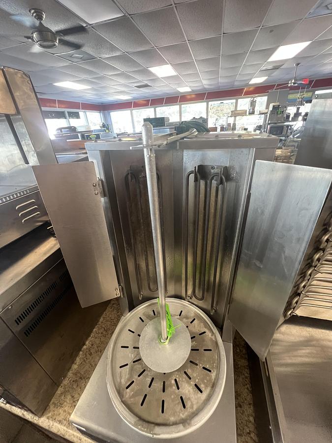 Used Star-Max Commercial Electric Gyro Broiler Shawarma Machine Tested Working