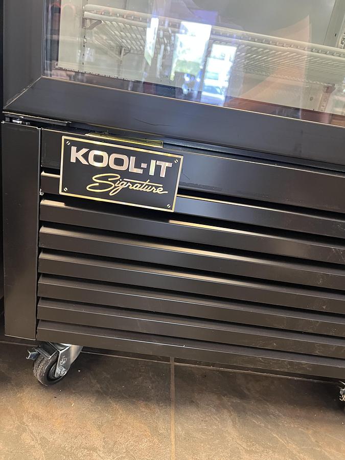 Used Kool-It Double Glass Door Merchandiser Refrigerator Commercial Reach-In