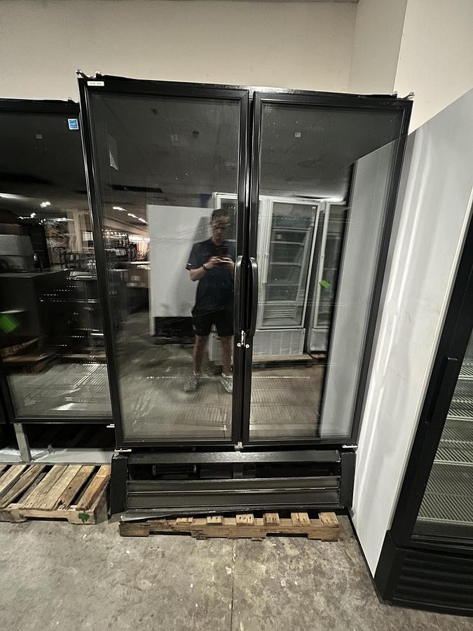 Refurbished Master-Bilt 2 Door Glass Merchandiser Commercial Refrigerator Reach-In Cooler