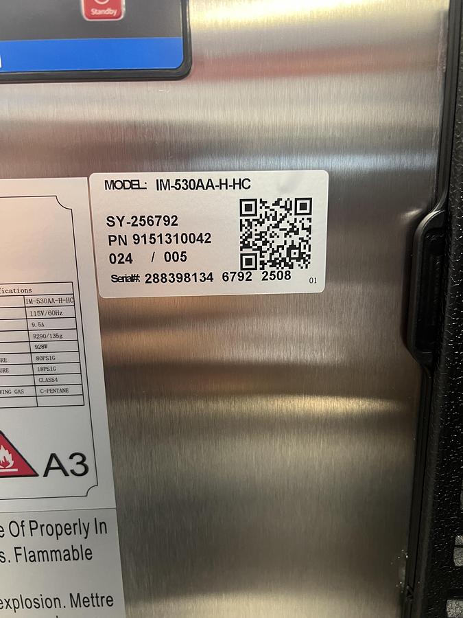 Elite IM-530AA-H-HC Commercial Ice Machine Head Half Cube Air Cooled 115V