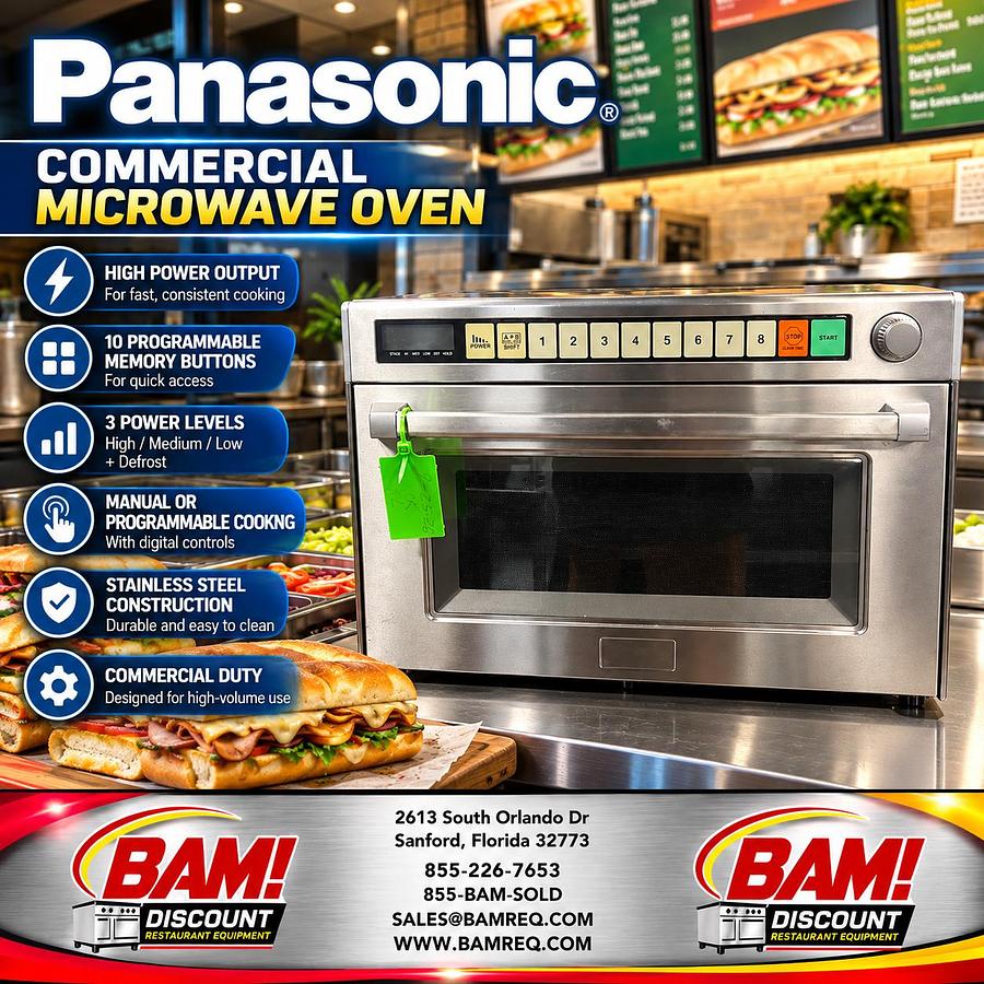 Refurbished Panasonic Commercial Microwave Oven
