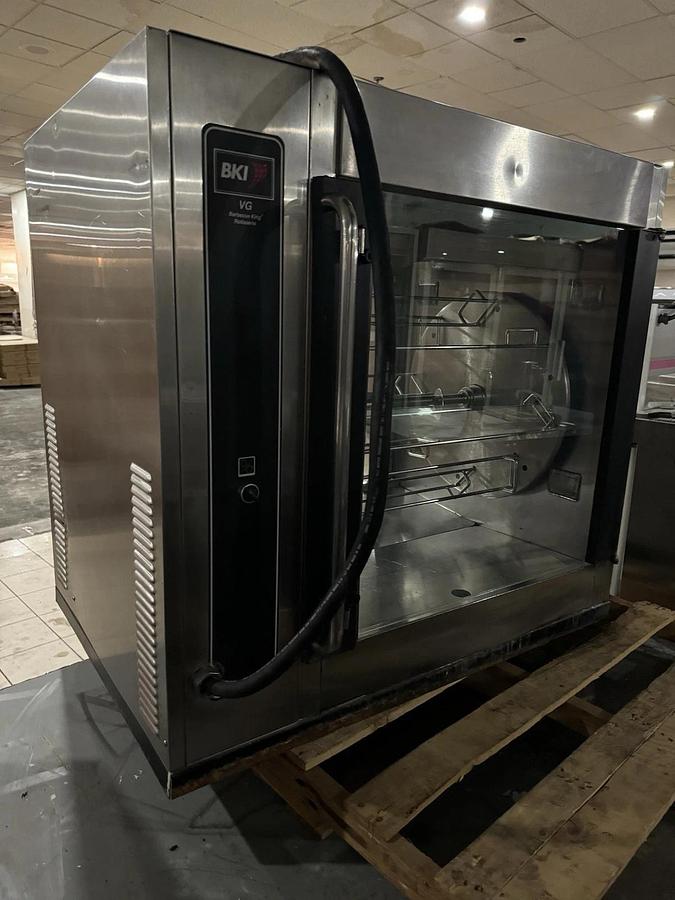 Refurbished BKI VGG-8-F-PT Rotisserie Oven, Pass-Thru, Electric, Single Deck