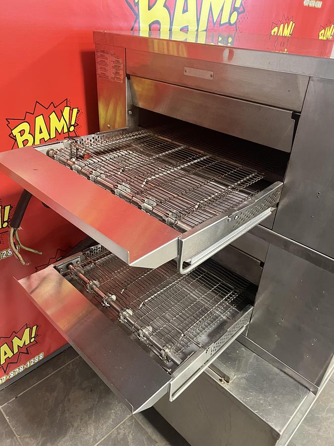 Used CTX WOW!2 DZ331 Countertop Conveyor Oven Double Stack Commercial Pizza Oven