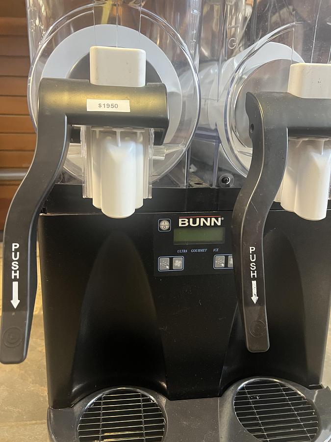 Used BUNN Ultra-2 Frozen Drink Machine Dual Bowl Slushie Granita Maker Tested