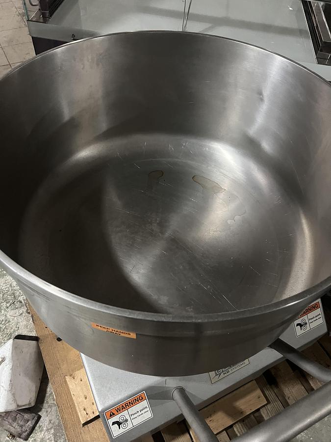 Refurbished 240 Qt Gemini KB Systems Commercial Stainless Steel Mixer Bowl Heavy Duty