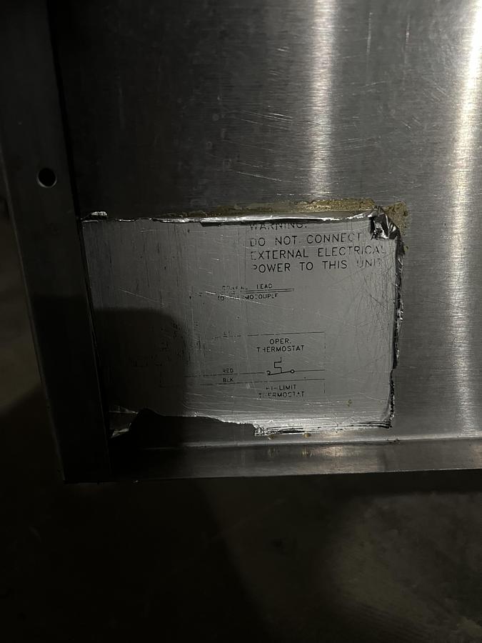 Refurbished Imperial Commercial Single Bay Gas Fryer Stainless Steel Floor Model Heavy Duty