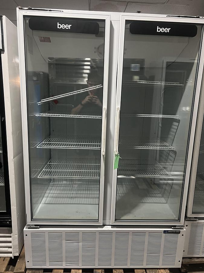 Refurbished Master-Bilt 2 Door Glass Merchandiser Refrigerator Commercial Display Cooler
