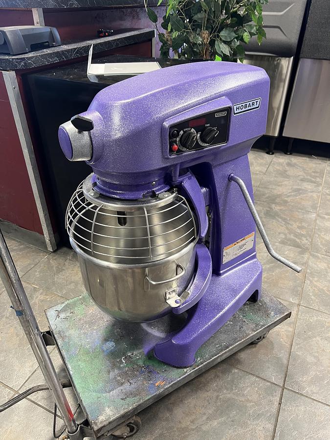 Refurbished Hobart HL200 20 Qt Commercial Mixer 120V Bowl & Whip Custom Purple Glitter