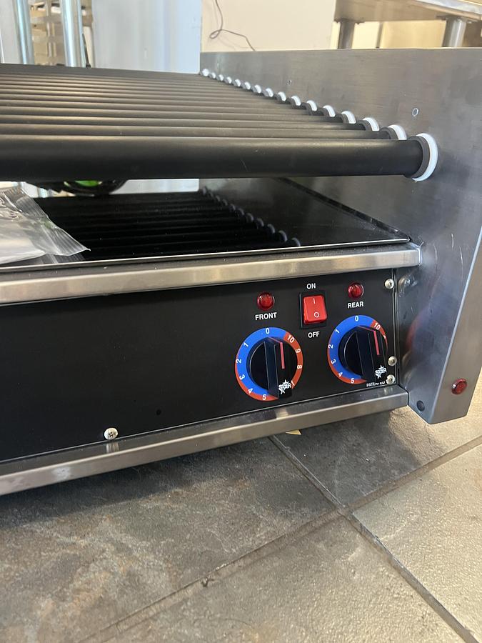 Used Star Grill-Max Pro Roller Grill Hot Dog Roller Cooker Commercial Countertop