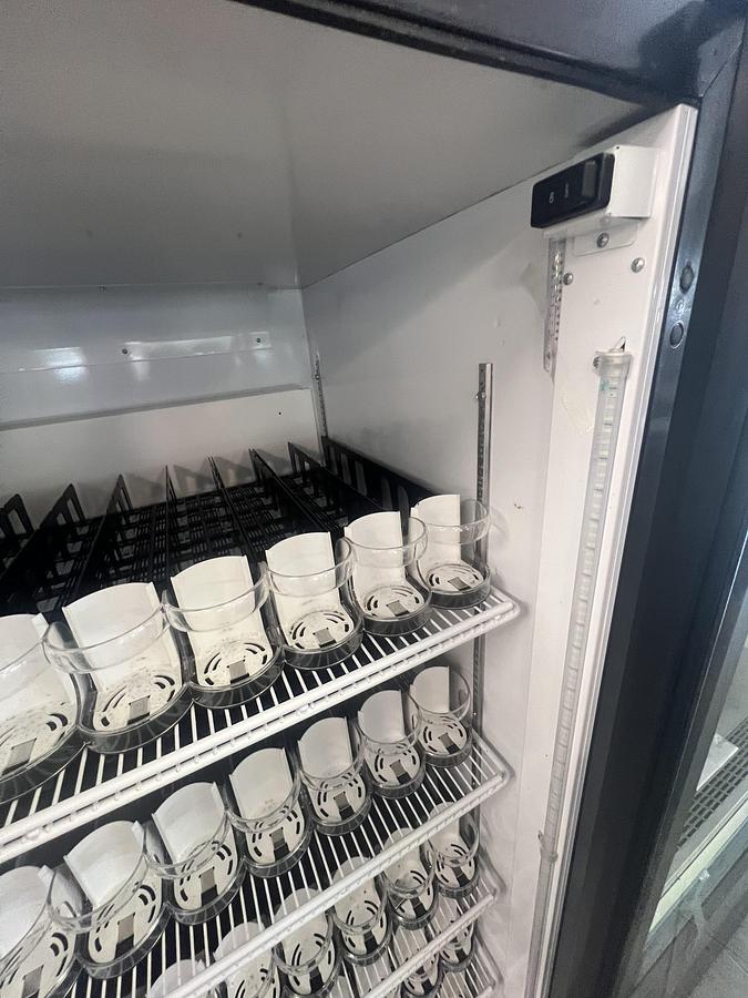 Used Master-Bilt Single Glass Door Merchandiser Refrigerator Display Cooler