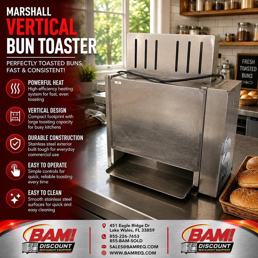 Refurbished Marshall Commercial Vertical Bun Toaster