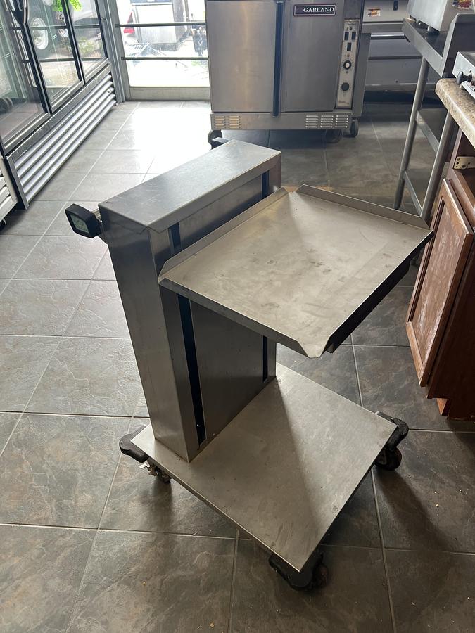 Used Lakeside Stainless Steel Bussing Cart Utility Cart on Casters Commercial Restaurant