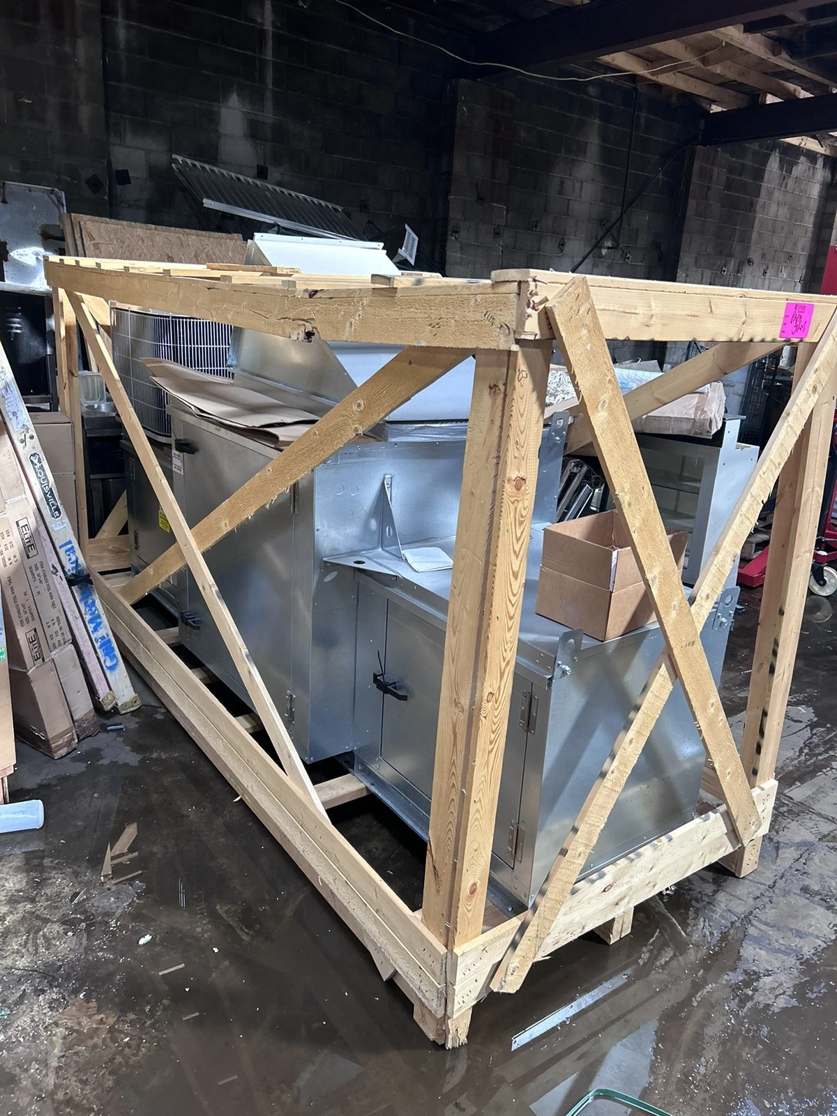 New Captive Aire Make Up Air Unit - With A/C Unit- 220v 1 Phase- 1350CFM