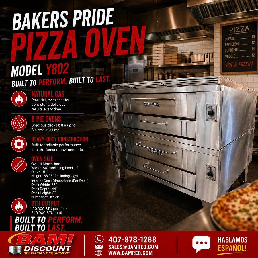 Refurbished Baker's Pride Y802