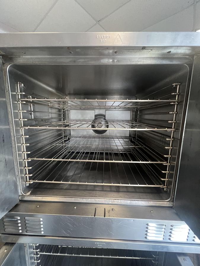 Used Garland Master 450 Double Stack Natural Gas Convection Oven – Double Deck Commercial Bakery Oven