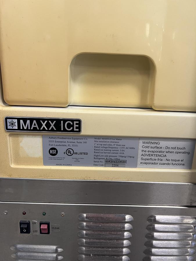Used MAXX ICE Commercial Undercounter Refrigerator – Stainless Steel – Self-Contained