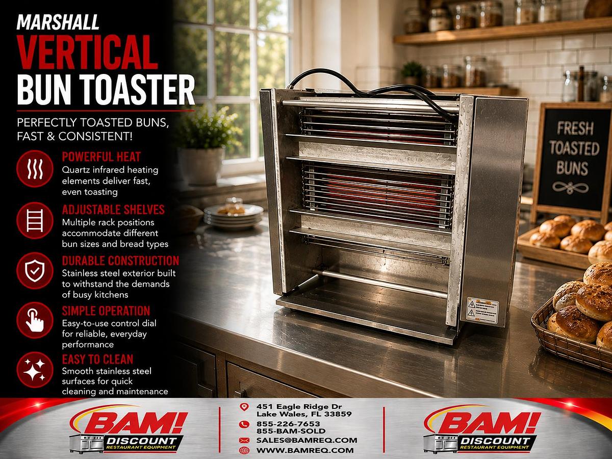 Refurbished Marshall Commercial Vertical Bun Toaster