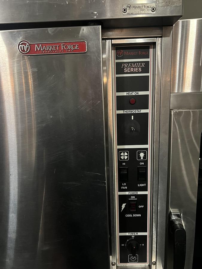 Refurbished Market Forge Double Stack Gas Convection Oven Commercial Stainless Steel