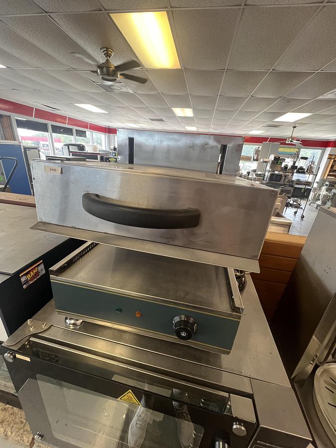 Used Commercial Countertop Cheese Melter Salamander Broiler Adjustable Heat 120V
