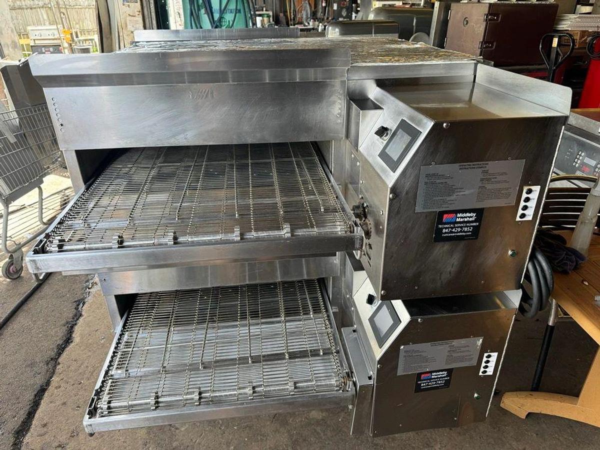 Used Middleby Marshall PS638G-2 65” Gas Double Impingement Conveyor Oven - Natural GasMiddleby Marshall PS638G-2 65” Gas Double Impingement Conveyor Oven - Natural Gas