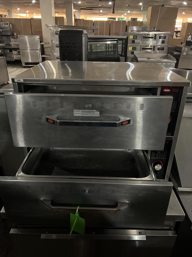 Refurbished Hatco 2-Drawer Commercial Warming Drawer Stainless Steel Food Warmer Holding