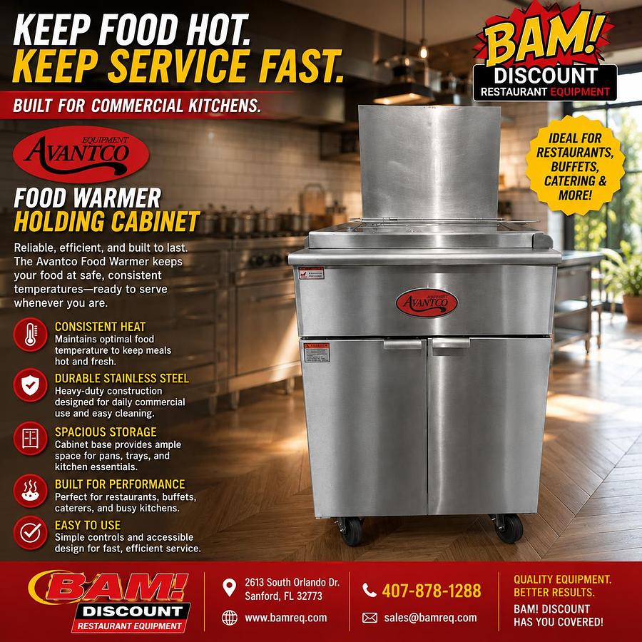 Used Avantco Commercial Food Warmer Holding Cabinet