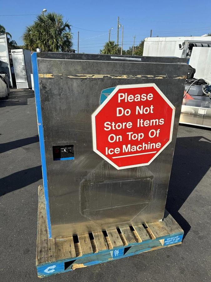 Used Vogt Ice Maker Machine Model 4000, High Capacity Ice Machine,Working When Pulled