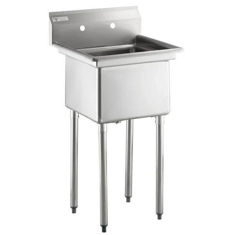 Elite Stainless Steel One Compartment Commercial Sink without Drainboard