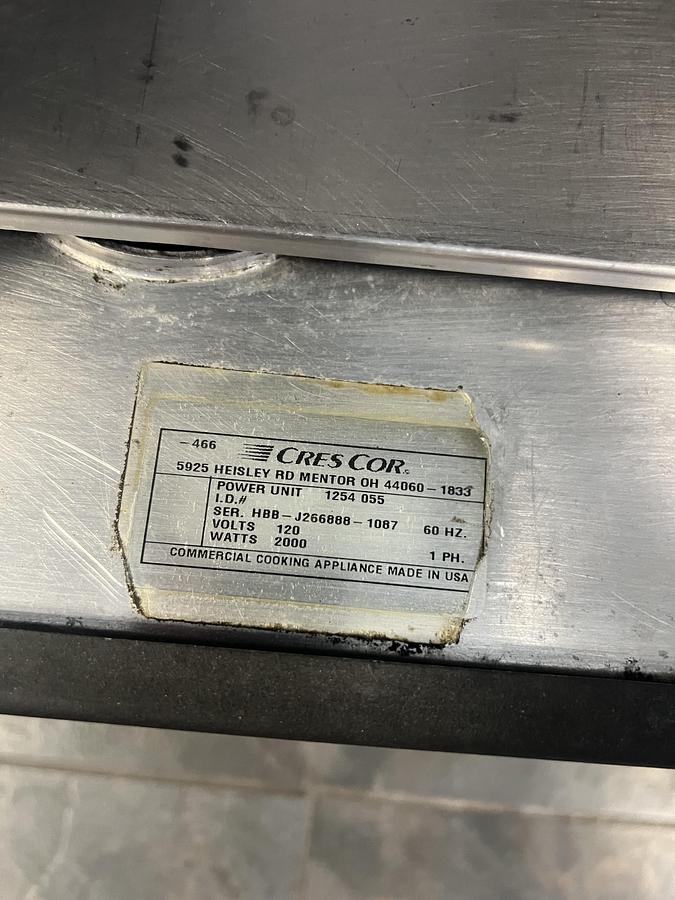 Used Cres Cor Insulated Holding Cabinet – Commercial Mobile Heated Food Holding Cabinet