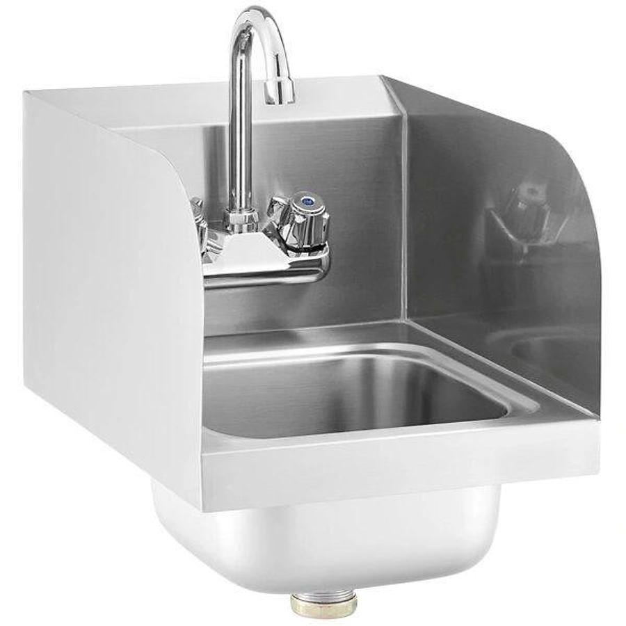 STAINLESS STEEL 17" W/ Sides HAND SINK