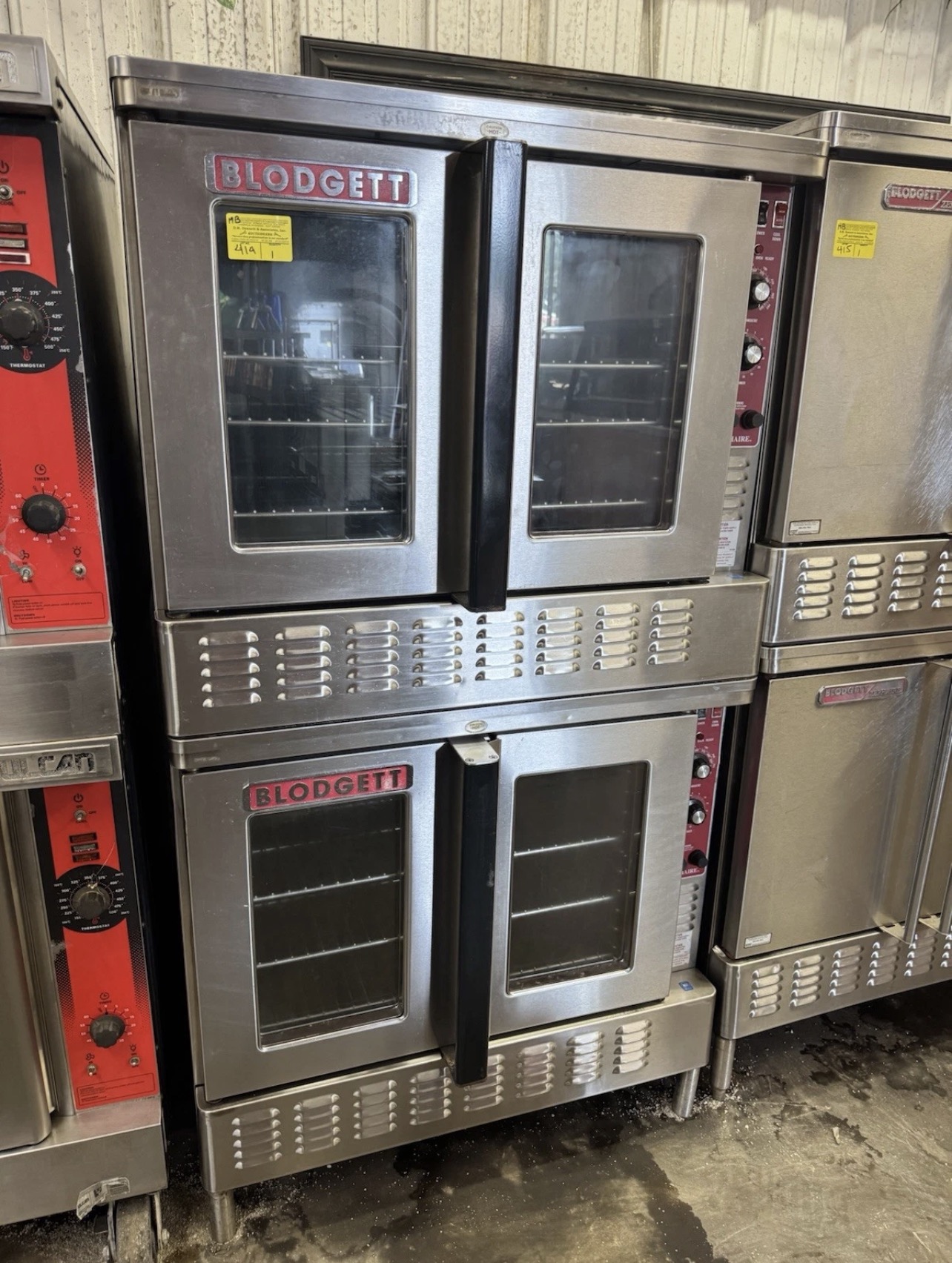 Refurbished BLODGETT ZEPHAIRE-100-G DOUBLE STACK ELECTRIC CONVECTION OVEN – 208V SINGLE PHASE