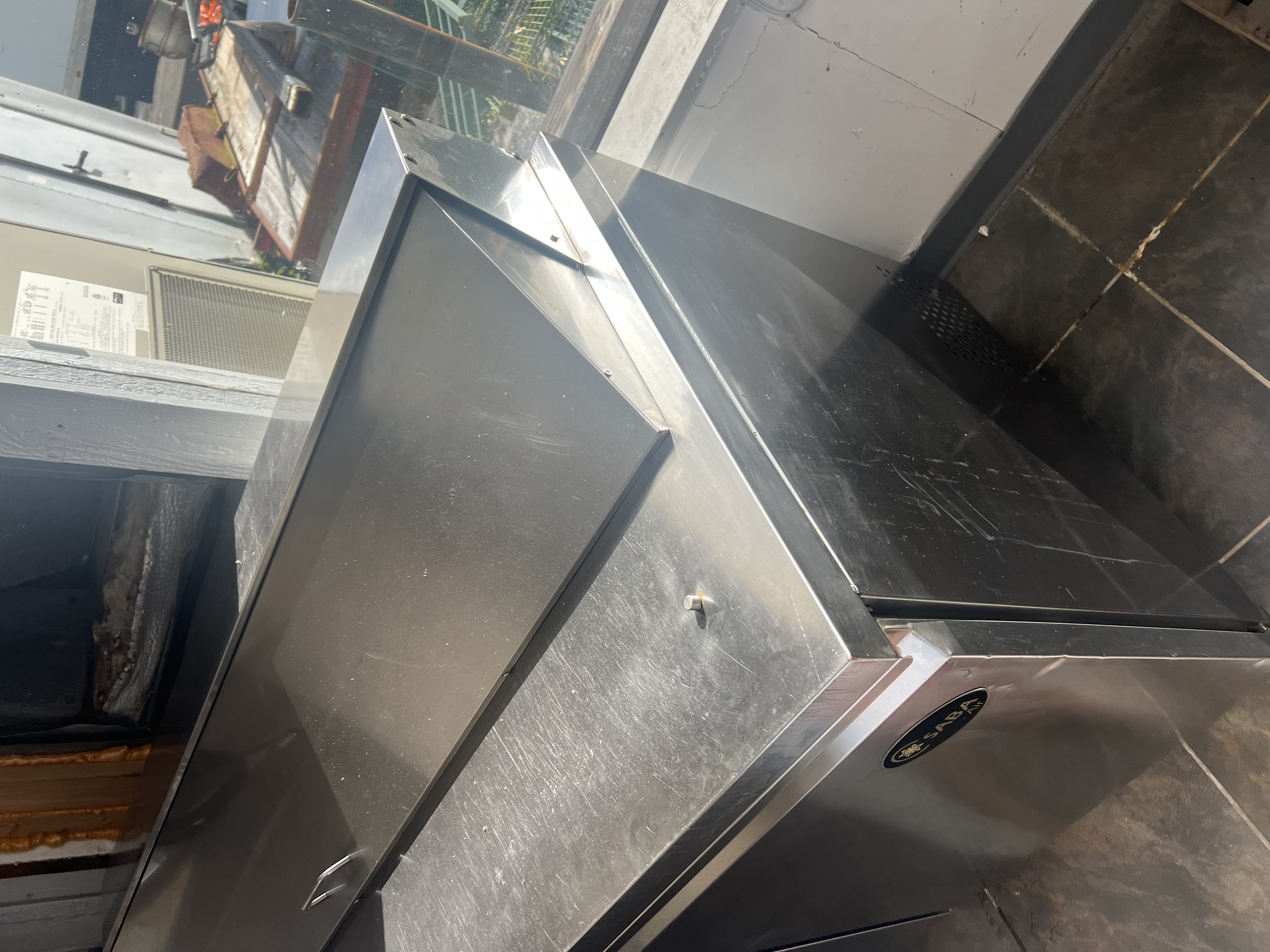 Refurbished SABA AIR SPS-72-18 – 72” 3-Door Refrigerated Sandwich / Salad Prep Table
