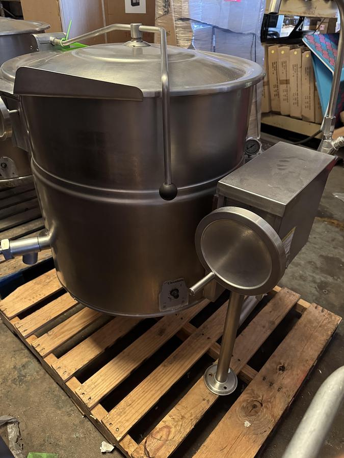 Used 2018 Cleveland KEL-40-T 40 Gallon Electric Tilting Steam Kettle 480V 3 Phase