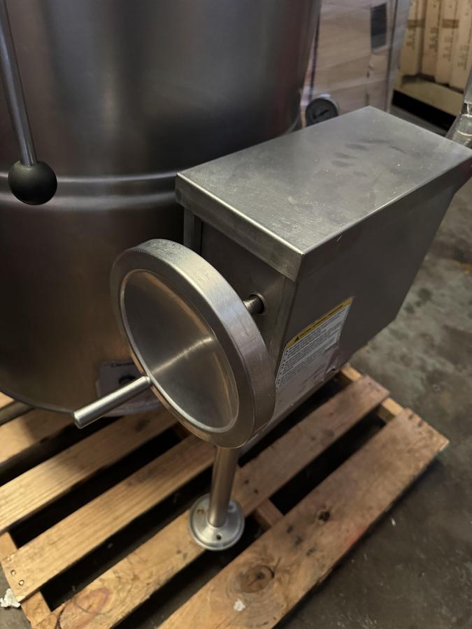 Used 2018 Cleveland KEL-40-T 40 Gallon Electric Tilting Steam Kettle 480V 3 Phase