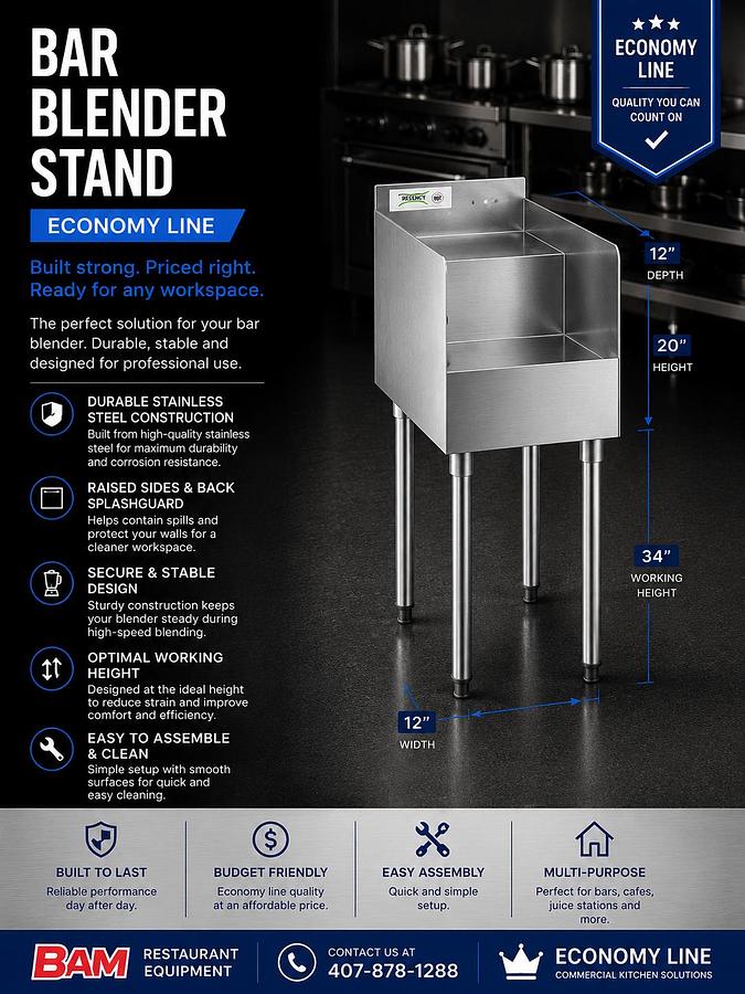 Bar Blender Stand
