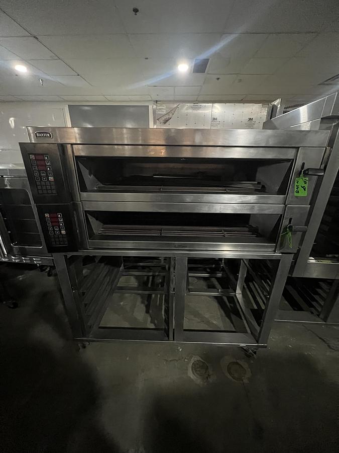 Refurbished Baxter Double Deck Commercial Bakery Oven