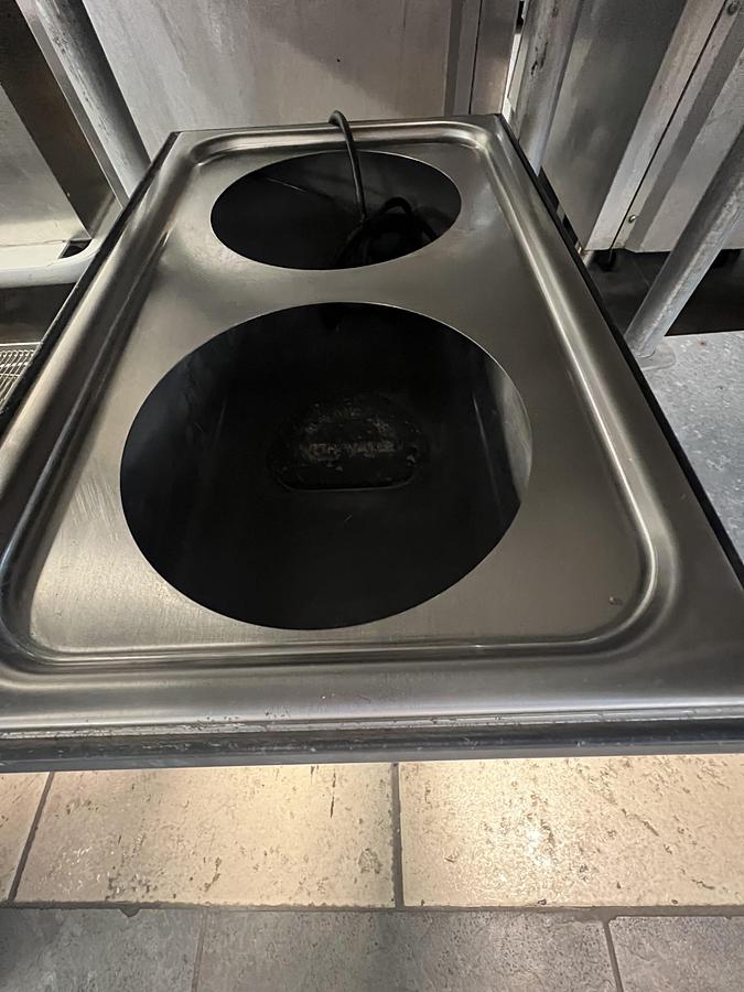 Used Peanut Patch Commercial Hot Food Well Warmer 2 Pot Countertop Holding Unit