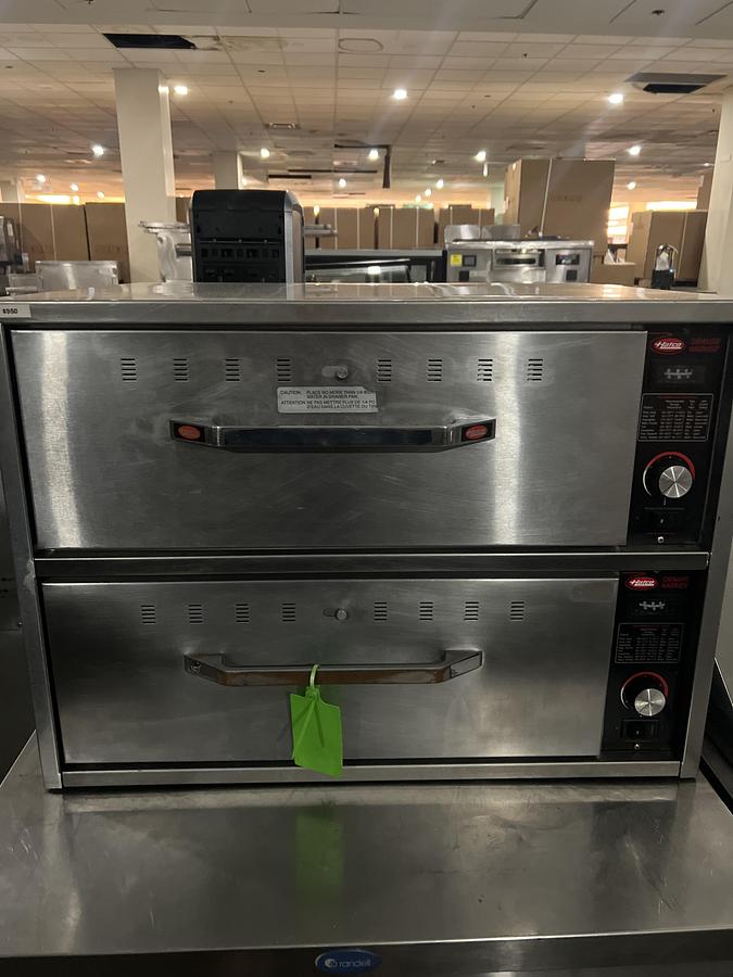 Refurbished Hatco 2-Drawer Commercial Warming Drawer Stainless Steel Food Warmer Holding