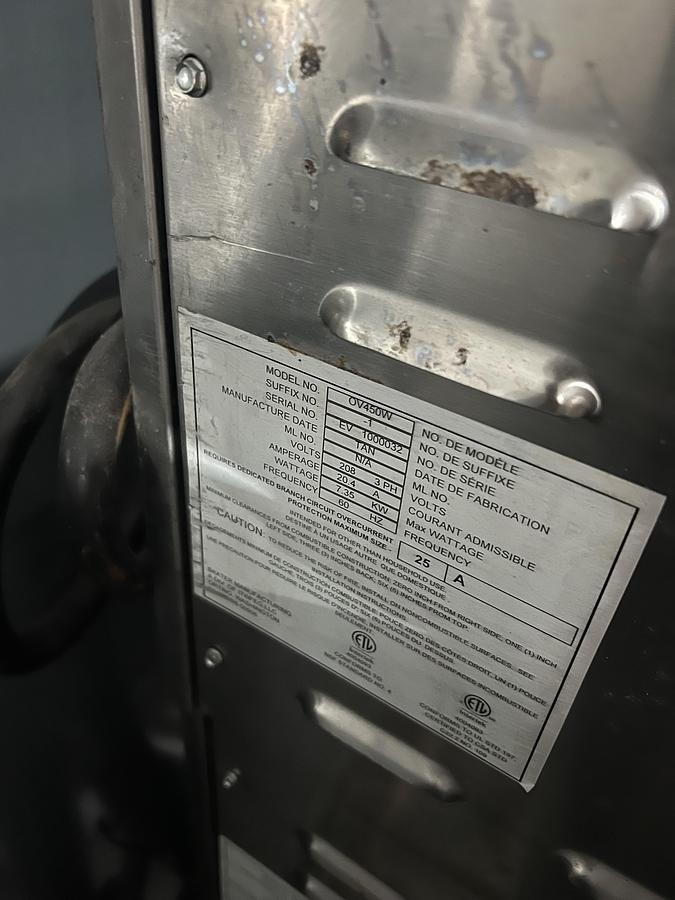 Refurbished Baxter Double Deck Commercial Bakery Oven