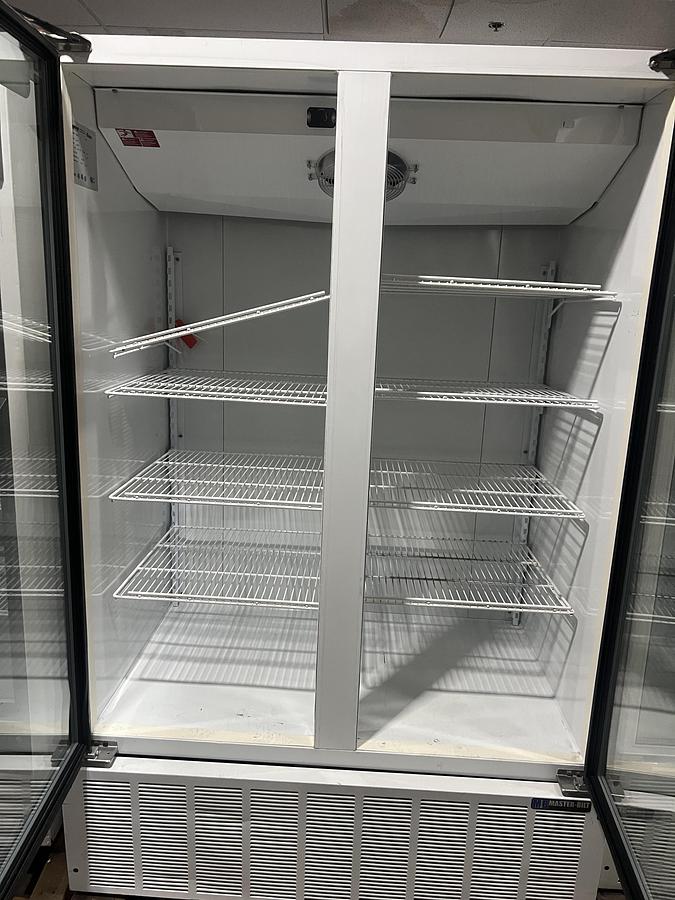 Refurbished Master-Bilt 2 Door Glass Merchandiser Refrigerator Commercial Display Cooler