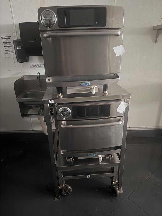 Used TurboChef Encore 2 Double Stack High-Speed Ventless Oven with Stand – 208/240V – Tested & Working