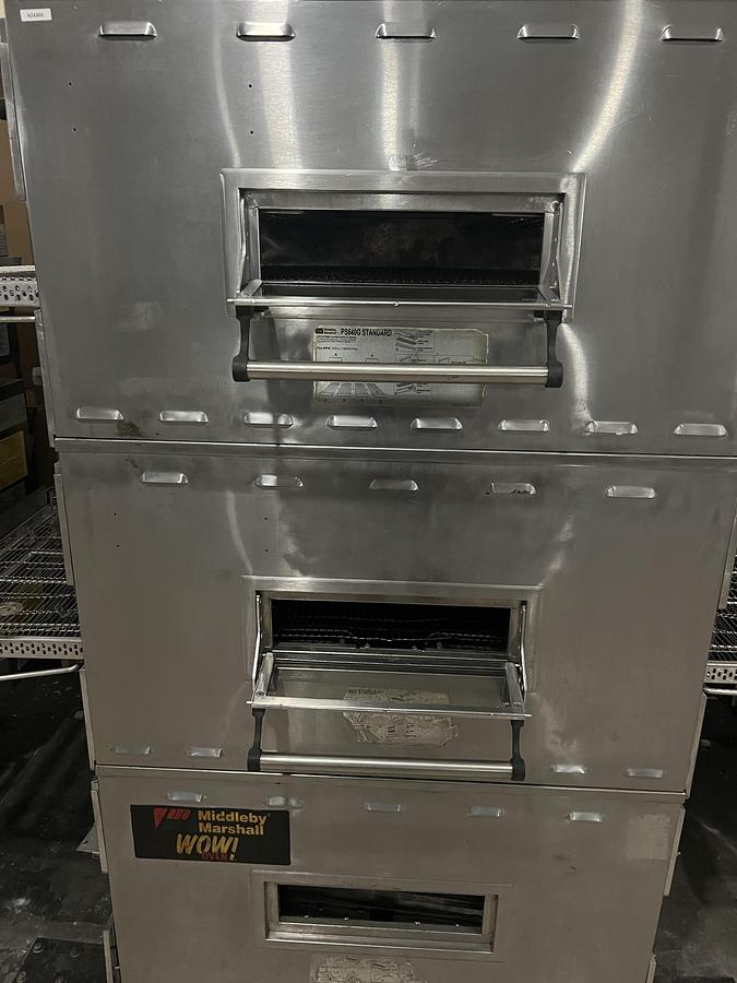 Refurbished Middleby Marshall WOW! Double Stack Conveyor Pizza Oven Commercial High Volume