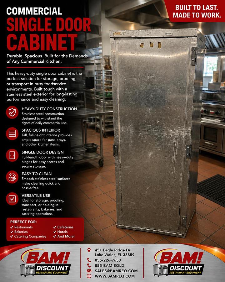 Refurbished Commercial Stainless Steel Heated Holding Cabinet Food Warmer Proofing Cabinet