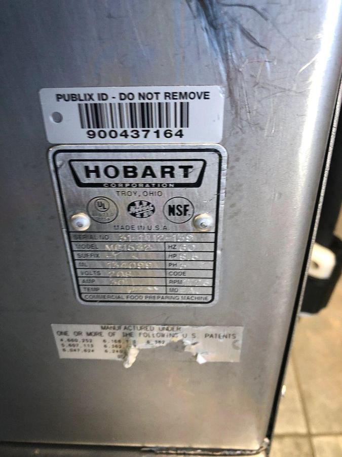 Used Used: Hobart MG1532 150 Lb Capacity Mixer / Grinder 208V 3 PhaseUsed: Hobart MG1532 150 Lb Capacity Mixer / Grinder 208V 3 Phase