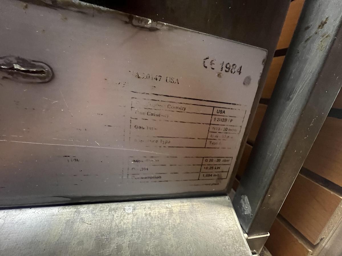 Used Eurodyner Commercial Gas Gyro Broiler Shawarma Machine Tested Working